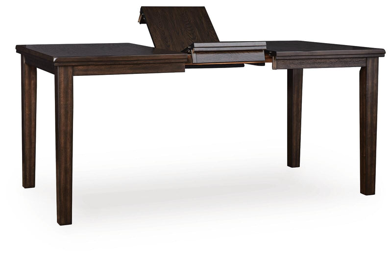 Haddigan Counter Height Dining Table and 6 Barstools - D596D11