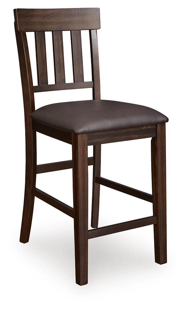 Haddigan Counter Height Dining Table and 6 Barstools - D596D11
