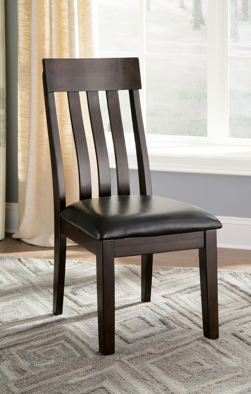 Haddigan Dark Brown Dining Chair (Set of 2) - D596-01X2