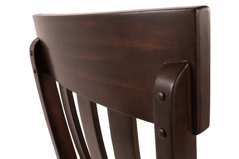Haddigan Dark Brown Dining Chair (Set of 2) - Gate FurnitureDining Chair