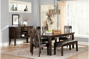 Haddigan Dark Brown Dining Chair (Set of 2) - Gate FurnitureDining Chair