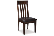 Haddigan Dark Brown Dining Table with 4 Chairs and Bench - Gate FurnitureDining Room Set