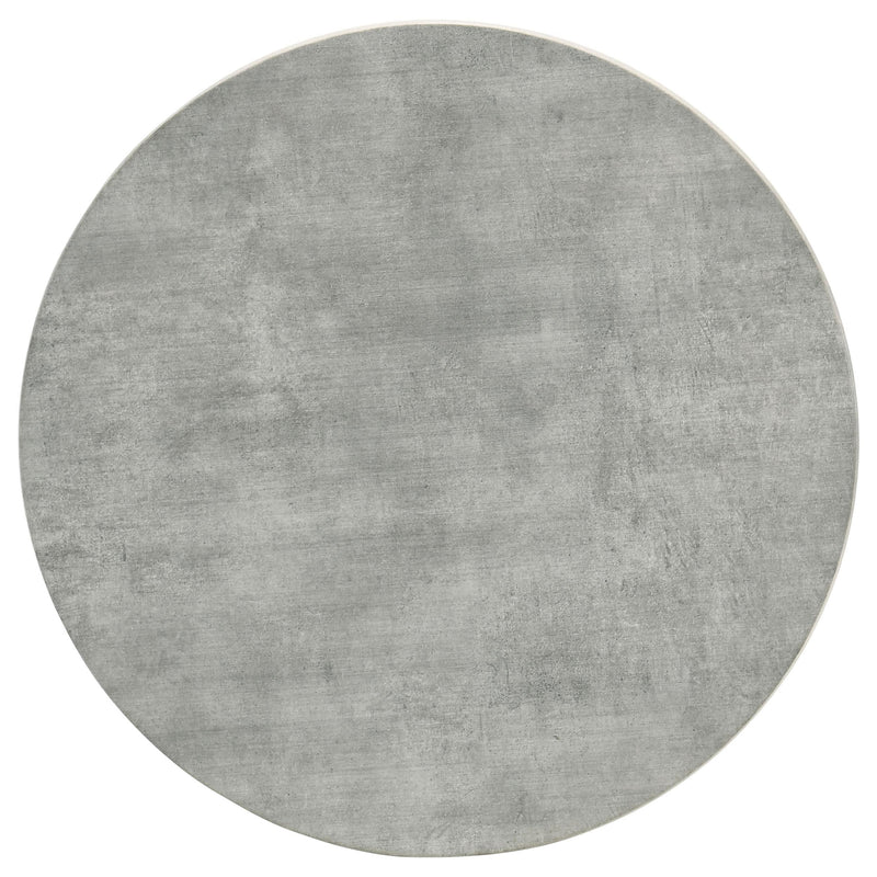 Hadi 2-piece Round SmartTop Coffee and End Table Set Cement - 736178-S2