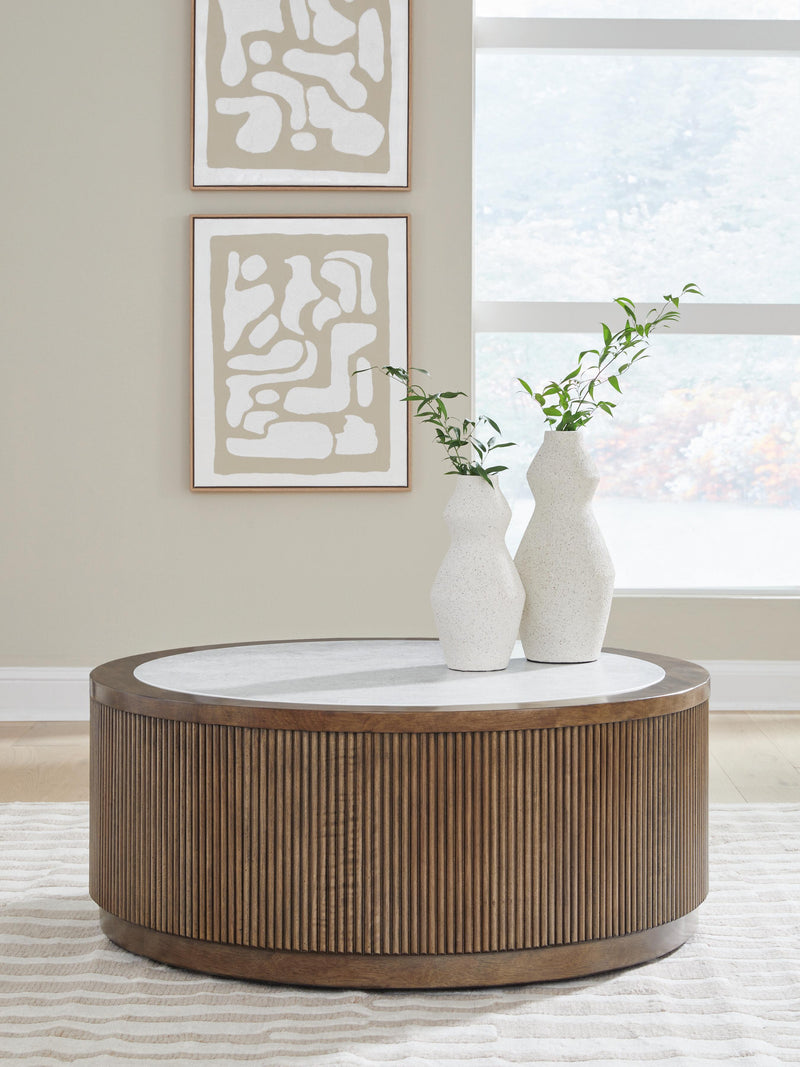 Hadonna Brown Coffee Table - T658-8