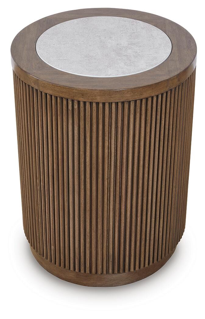 Hadonna Brown End Table - T658-6