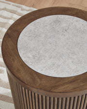 Hadonna Brown End Table - T658-6