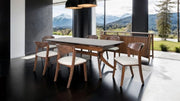 Hadsten Rich Walnut Dining Table - FM30004WN-T