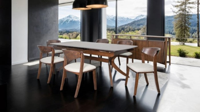 Hadsten Rich Walnut Dining Table - FM30004WN-T
