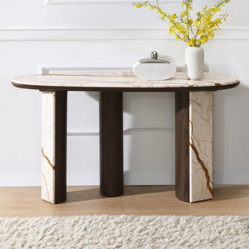 Haidar Console Table W/Marble Top - AC04567