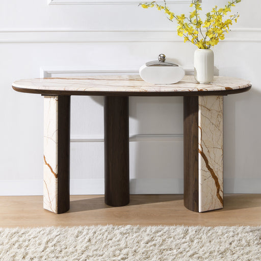 Haidar Console Table W/Marble Top - AC04567