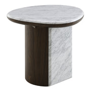 Haidar End Table w/Natural Marble - LV04566