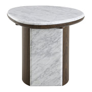 Haidar End Table w/Natural Marble - LV04566