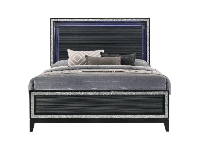 Haiden Queen Bed W/Led - 28430Q