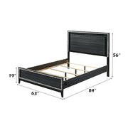 Haiden Queen Bed W/Led - 28430Q