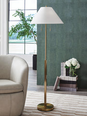 Haigwood Gold Finish Floor Lamp - L208471