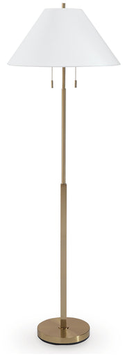 Haigwood Gold Finish Floor Lamp - L208471