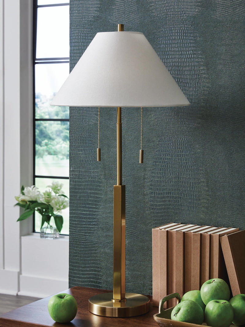 Haigwood Gold Finish Table Lamp - L208474