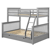 Haley II Twin/Full Bunk Bed W/Storage - 37755