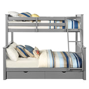 Haley II Twin/Full Bunk Bed W/Storage - 37755