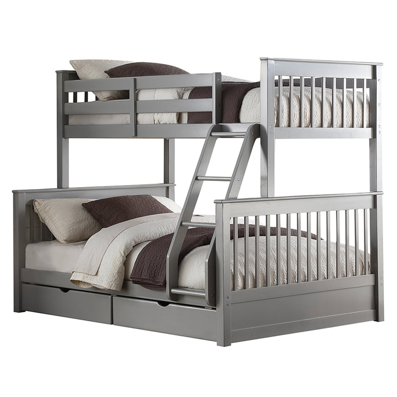 Haley II Twin/Full Bunk Bed W/Storage - 37755