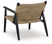 Halfmore Black/Natural Accent Chair - A3000672