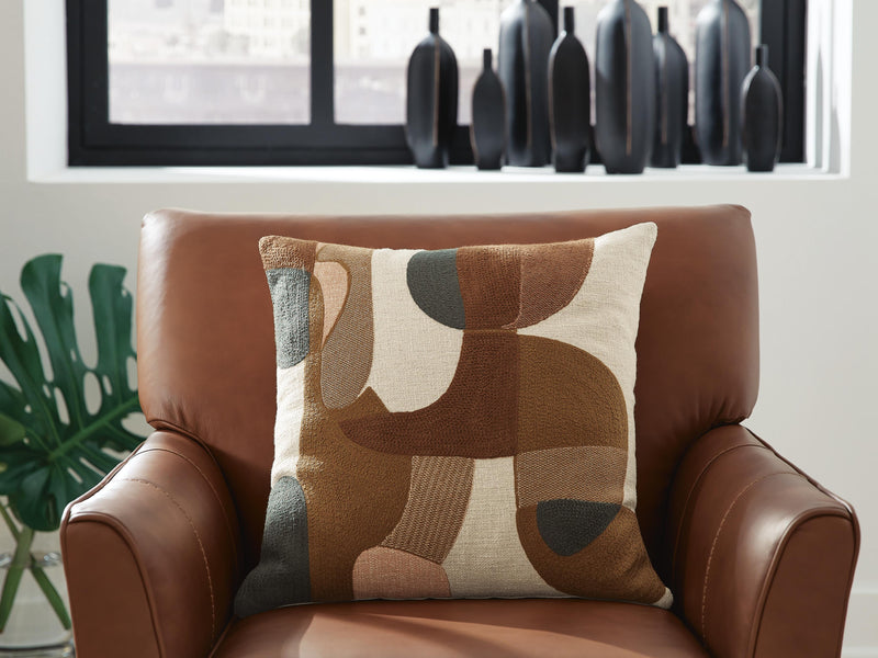 Hallam Sienna/Gold/Charcoal Pillow - A1001155P