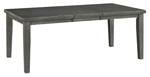 Hallanden Gray Dining Extension Table - Gate FurnitureDining Table