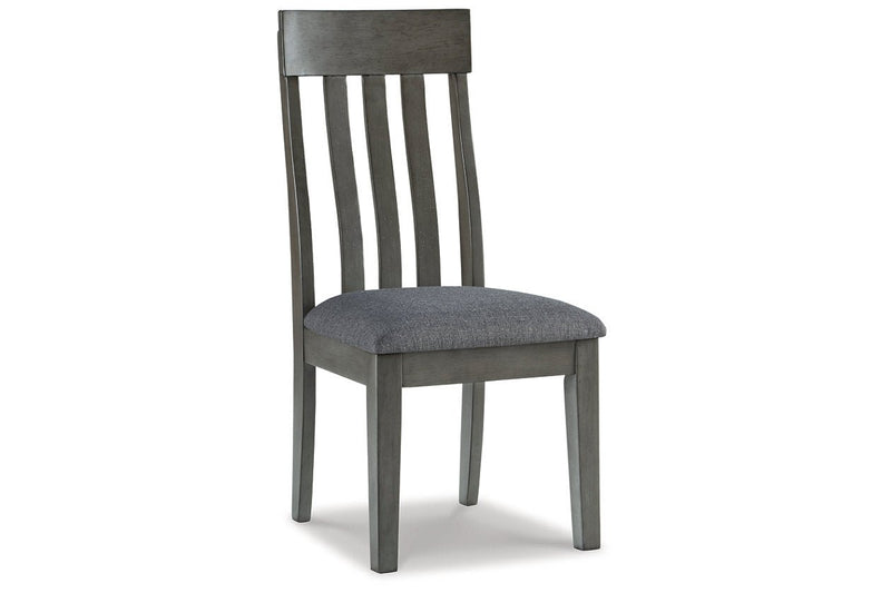 Hallanden Gray Dining Table, 4 Chairs, and Bench - Gate FurnitureDining Room Set