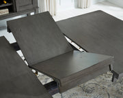 Hallanden Gray Extendable Dining Set - Gate FurnitureDining Room Set