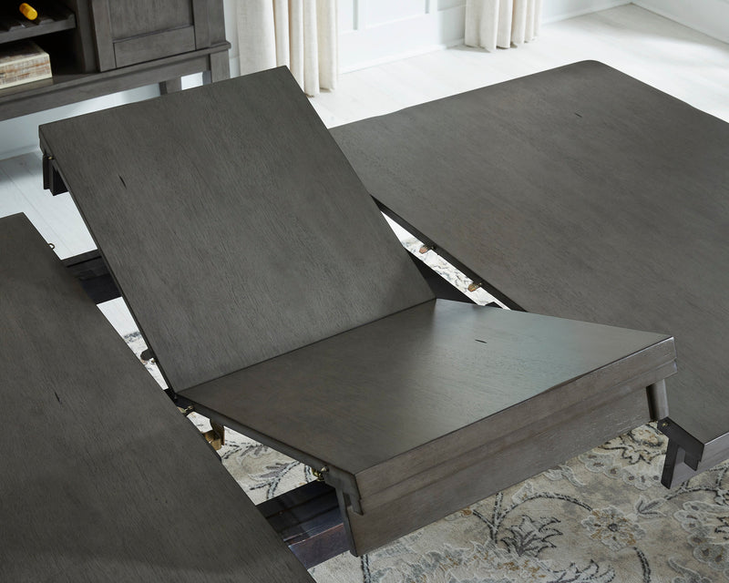Hallanden Gray Extendable Dining Set - Gate FurnitureDining Room Set