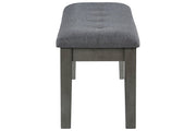Hallanden Two - tone Gray 50" Dining Bench - Gate FurnitureAccent Bench