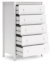 Hallityn Full Panel Headboard with Dresser and Chest in White - PKG018834