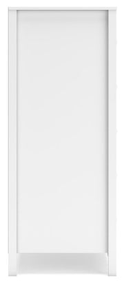 Hallityn Full Platform Bed, Dresser and Nightstand in White - PKG018819