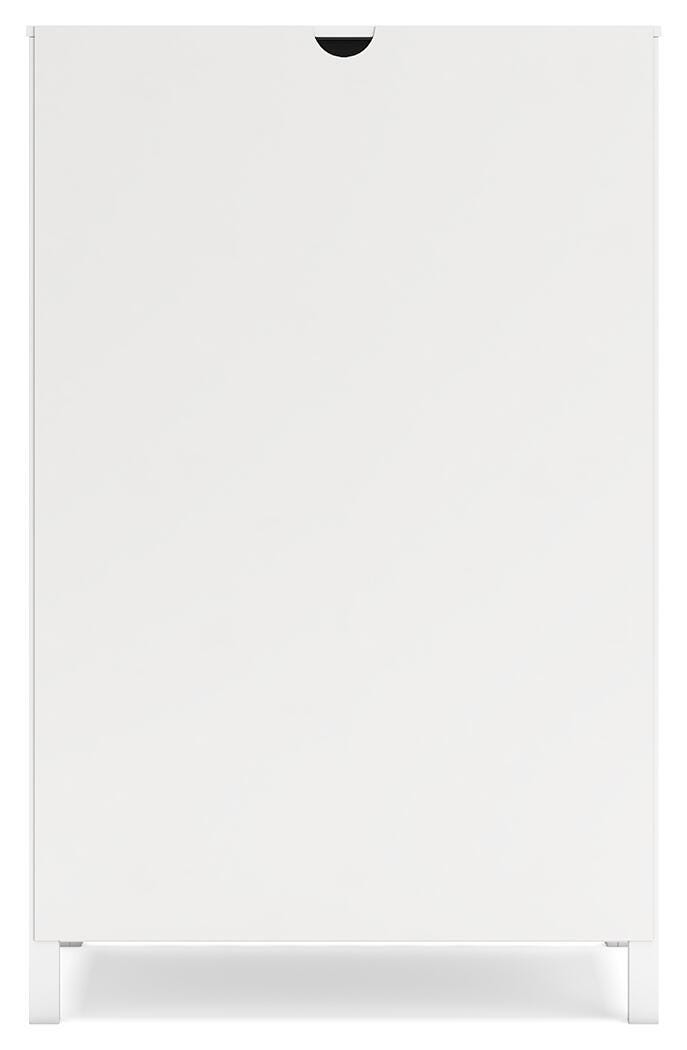 Hallityn Full Platform Bed, Dresser and Nightstand in White - PKG018819
