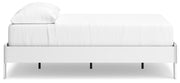 Hallityn Full Platform Bed with Dresser in White - PKG018816