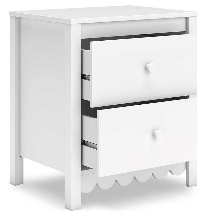 Hallityn Full Tent Bed with 2 Nightstands in White - PKG019030