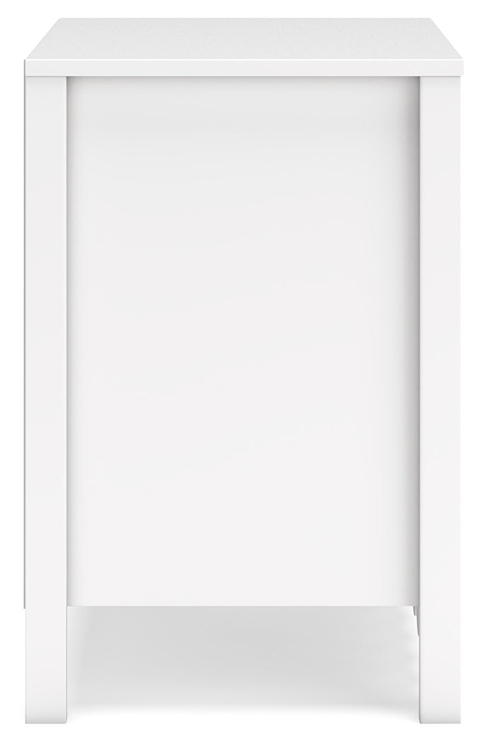 Hallityn Full Tent Bed with 2 Nightstands in White - PKG019030