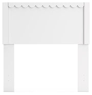 Hallityn Twin Panel Headboard with Dresser and Chest in White - PKG018830