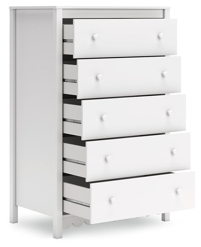 Hallityn White Youth Platform Bedroom Set from Ashley - Luna Furniture