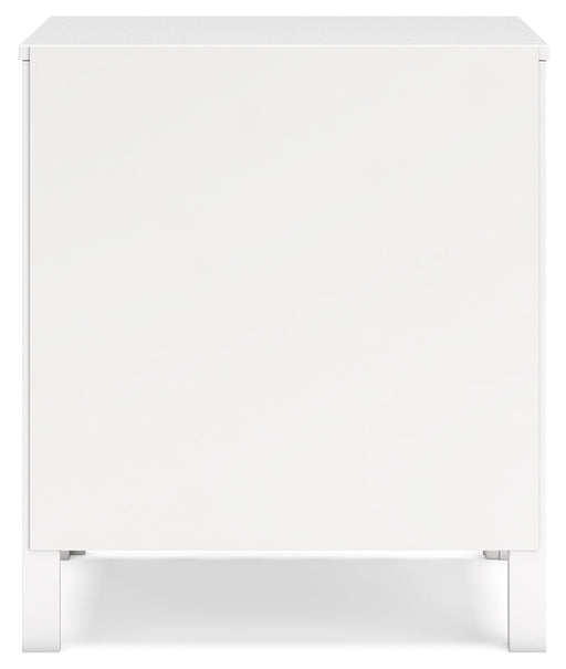 Hallityn White Nightstand - EB1810-292