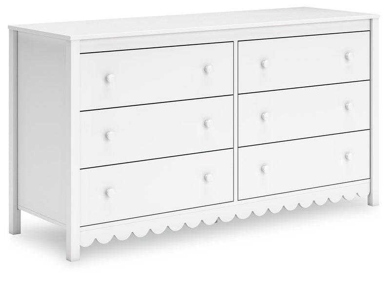 Hallityn White Youth Panel Platform Bedroom Set - Gate FurnitureYouth Bedroom Set