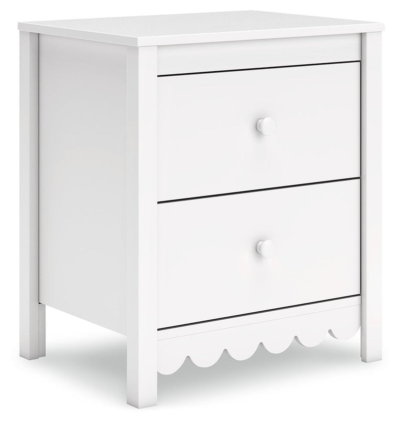 Hallityn White Youth Panel Platform Bedroom Set - Gate FurnitureYouth Bedroom Set