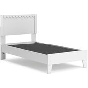 Hallityn White Youth Panel Platform Bedroom Set - Gate FurnitureYouth Bedroom Set