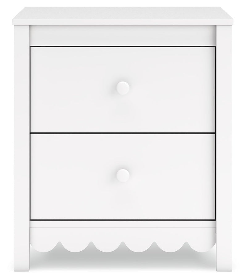 Hallityn White Youth Panel Platform Bedroom Set - Gate FurnitureYouth Bedroom Set