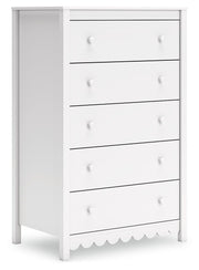 Hallityn White Youth Panel Platform Bedroom Set - Gate FurnitureYouth Bedroom Set