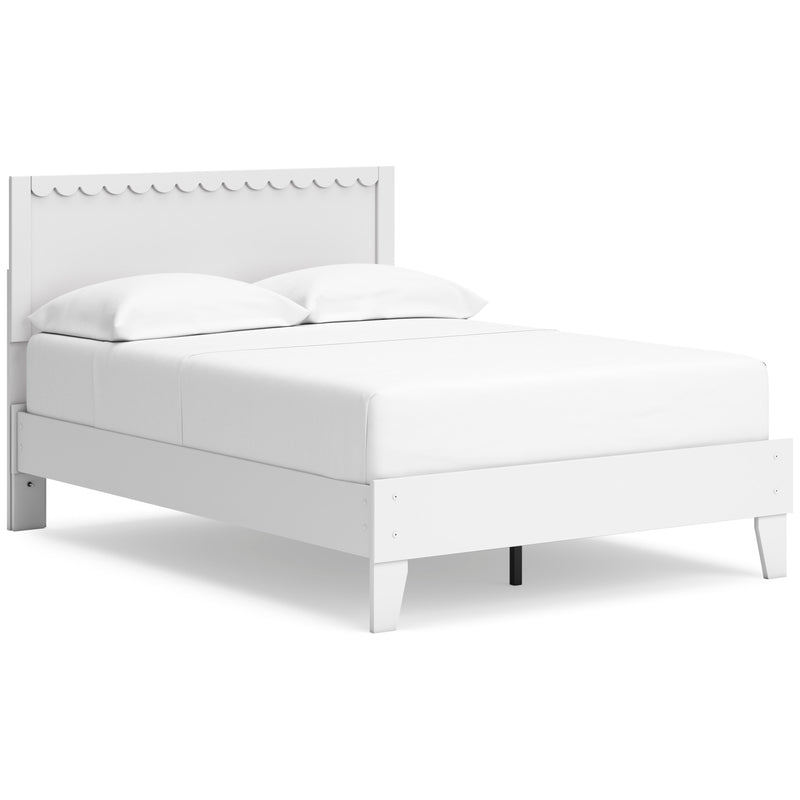 Hallityn White Youth Panel Platform Bedroom Set - Gate FurnitureYouth Bedroom Set
