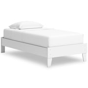 Hallityn White Youth Platform Bedroom Set - Gate FurnitureYouth Bedroom Set