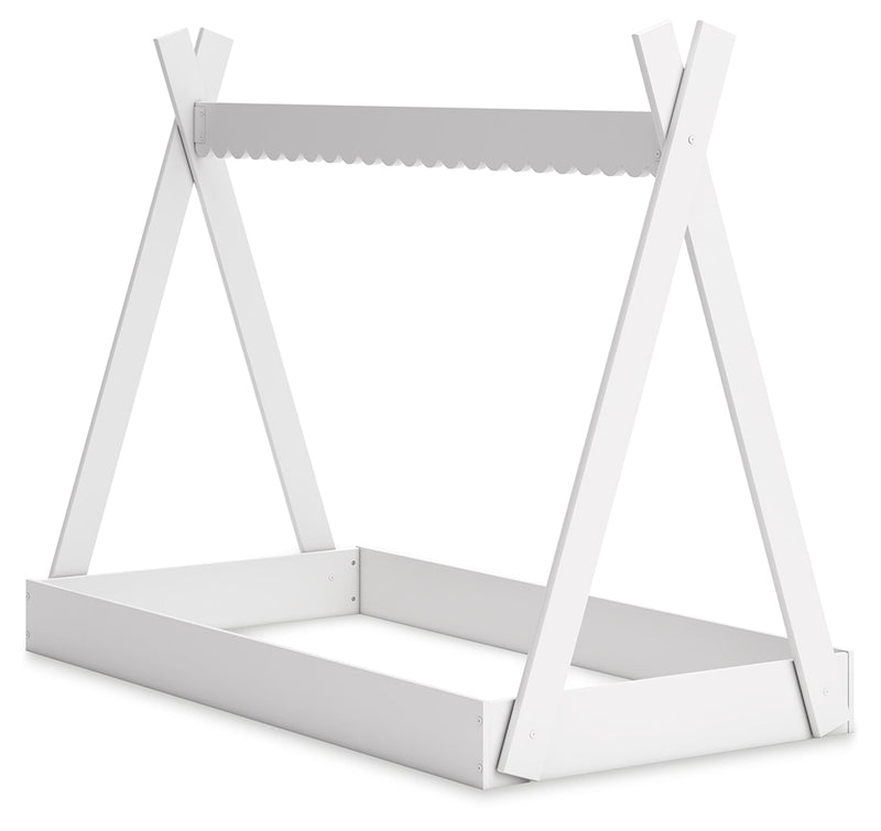 Hallityn White Youth Tent Bedroom Set - Gate FurnitureYouth Bedroom Set
