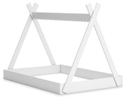 Hallityn White Youth Tent Bedroom Set - Gate FurnitureYouth Bedroom Set
