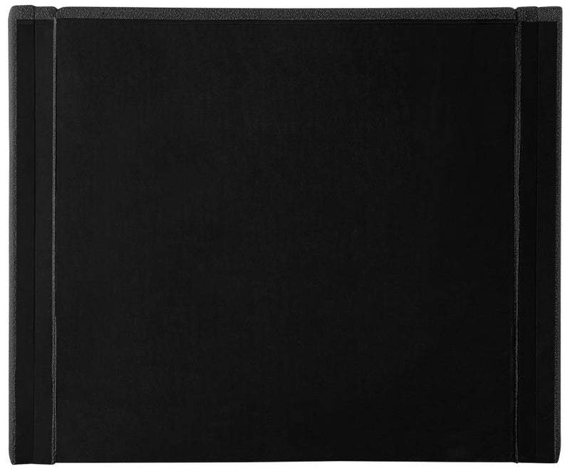 Halton Boucle Fabric Queen Bed (3 Boxes) Black - Gate FurnitureQueen Bed